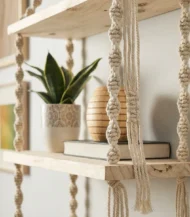 Macrame Shelf 3 levels - Image 3