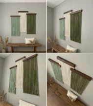 ⁦ديكورات حائط مكرمية⁩ - الصورة ⁦3⁩