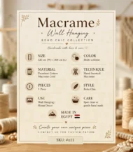 Macrame Wall Decor - Image 4