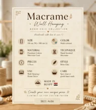 Macrame Wall Decor - Image 4