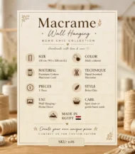 Macrame Wall Decor - Image 4