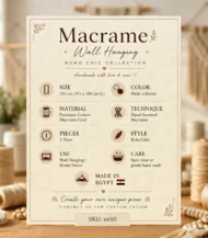 Macrame Wall Decor - Image 4