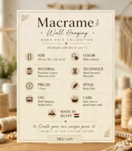 Macrame Wall Decor - Image 4