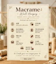 Macrame Wall Decor - Image 4