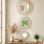 3 Macrame Mirror