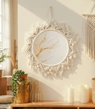 Macrame Mirror