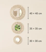 3 Macrame Mirror - Image 4